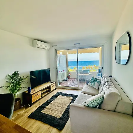 Cote D'azur Charm, With Panoramic Seaview In * ניס