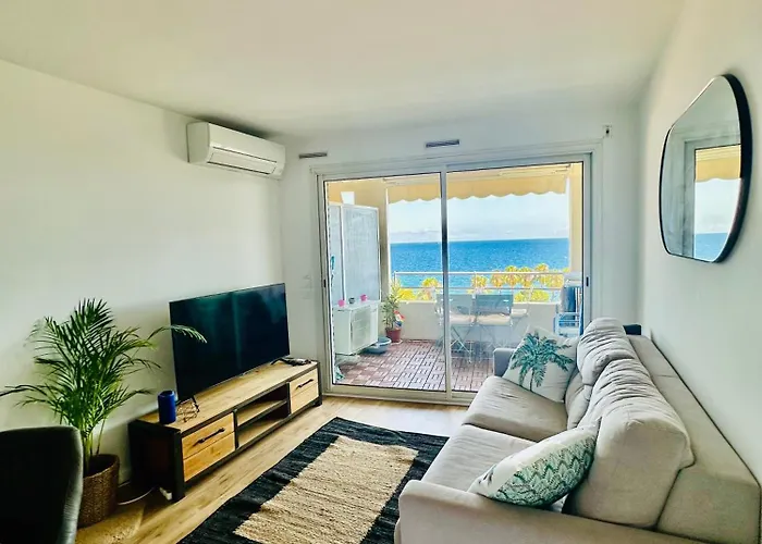 Cote D'azur Charm, With Panoramic Seaview In * ניס